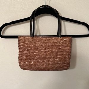 St. John's Bay Tan Woven Mini Bag